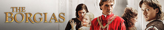 The Borgias is a complex, unvarnished portrait of one of history's most intriguing and infamous dynastic families. The series begins as Rodrigo schemes his way into the position of Pope, causing him, his two Machiavellian sons Cesare and Juan, and his scandalously beautiful daughter Lucrezia, to become the most powerful and influential family of the Italian Renaissance.