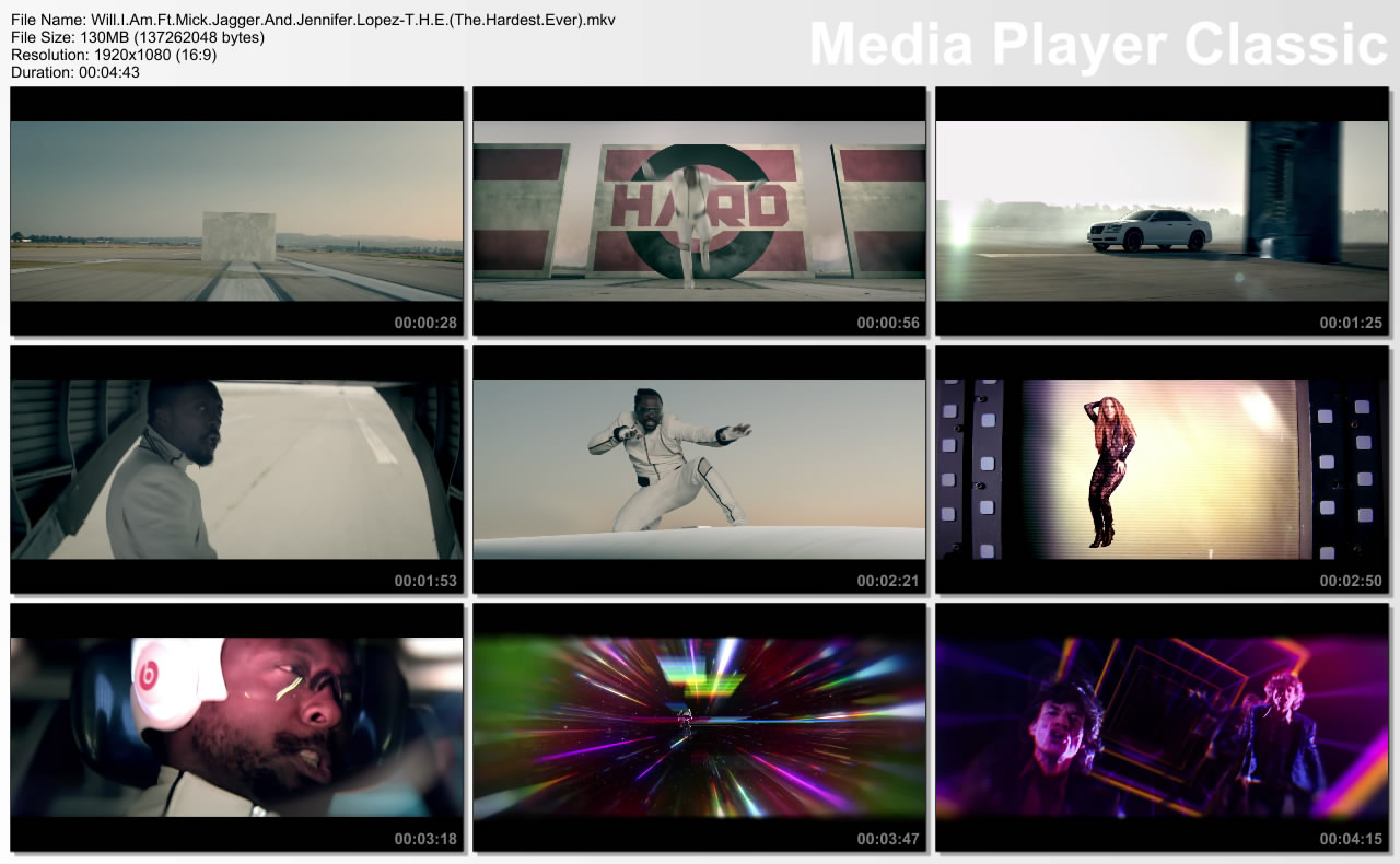 Will I Am Ft Mick Jagger And Jennifer Lopez -T.H.E.(The.Hardest.Ever)